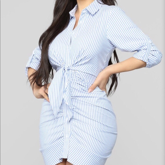 Fashion Nova Dresses & Skirts - NWT FASHION NOVA Anchors Away Shirt Dress sz XS